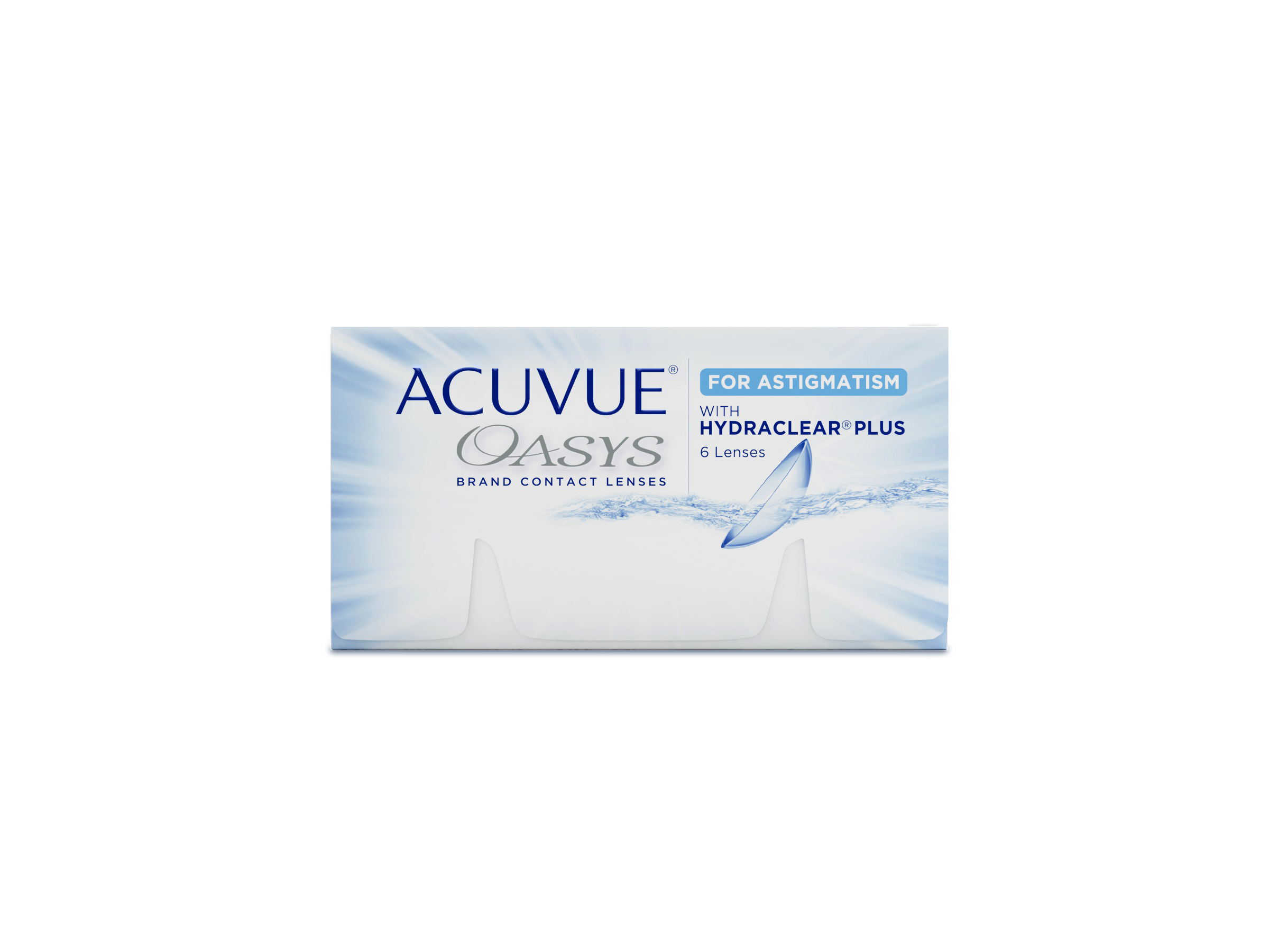 ACUVUE Packshot OASYS w HYDRCLEAR ASTIG 6P Front Shadow No UV PNG